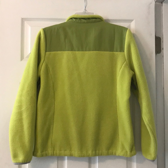 Two Tone Green Lands’ End Jacket - Picture 2 of 5